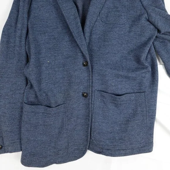Faherty Inlet Knit Blazer -Deep Navy Melange Size XL T - Picture 6 of 6